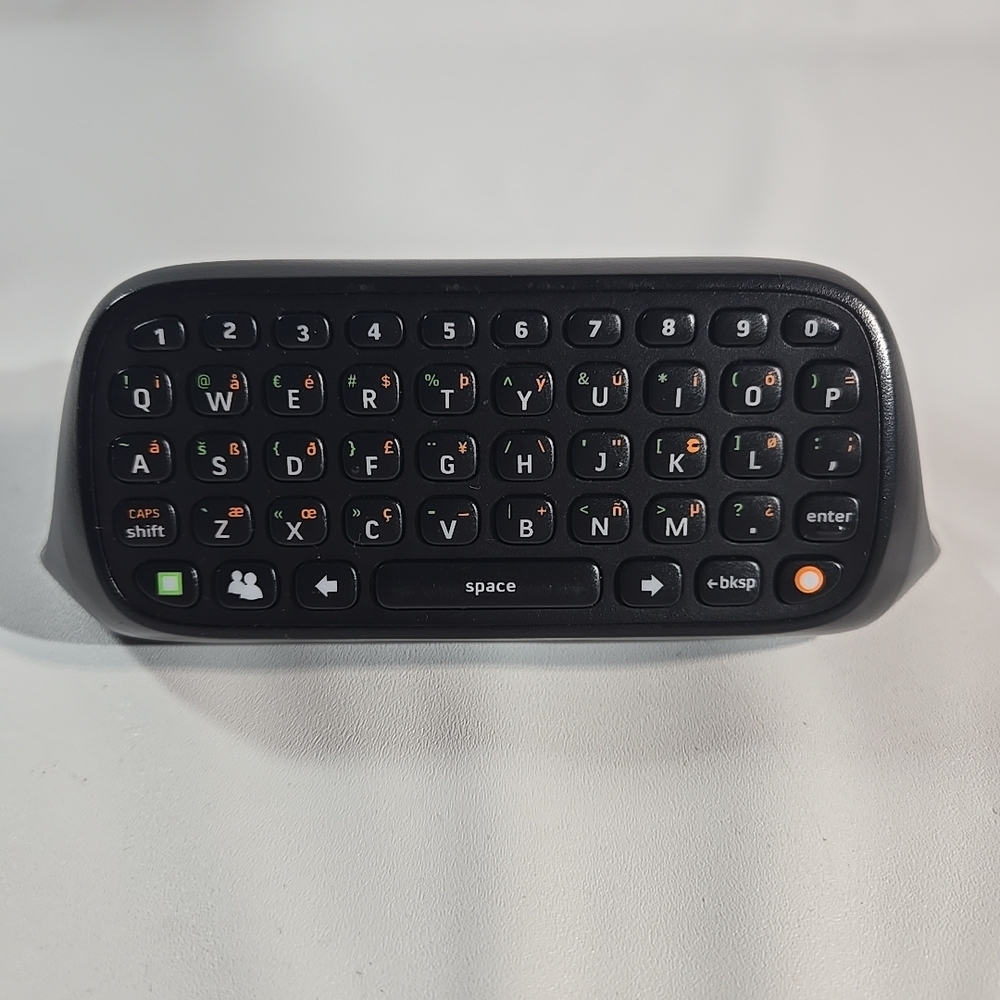 Microsoft Xbox 360 Original OEM Wireless Black Game Controller Keyboard